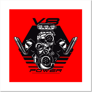 Fontaine Exclusives V8 Power #127 Posters and Art